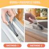 2 In 1 Groove Cleaning Tool Window Frame Door Groove Cleaning Brush Sliding Door Track Cleaning Tools Hand-held Crevice Cleaner