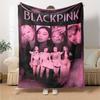 Blackpink Members Pink Theme Blanket Soft Warm Suitable for Sofa Couch Office Bed All Seasons Digital Print Perfect Gift for Relatives Y12