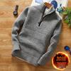Men's Pullovers Autumn Winter Knit Sweater Men's Zipper Outwear Korean Casual Streetwear Turtleneck Cold Blouse Hombre Jumpers