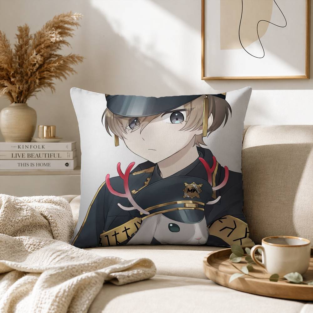 Anime Milgram Pillow Case for Sofa Living Room Home office Decor Protective Cover