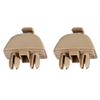 2pcs 6RD857561 Sun Visor Support Retainer Clips For VW Passat, Beige
