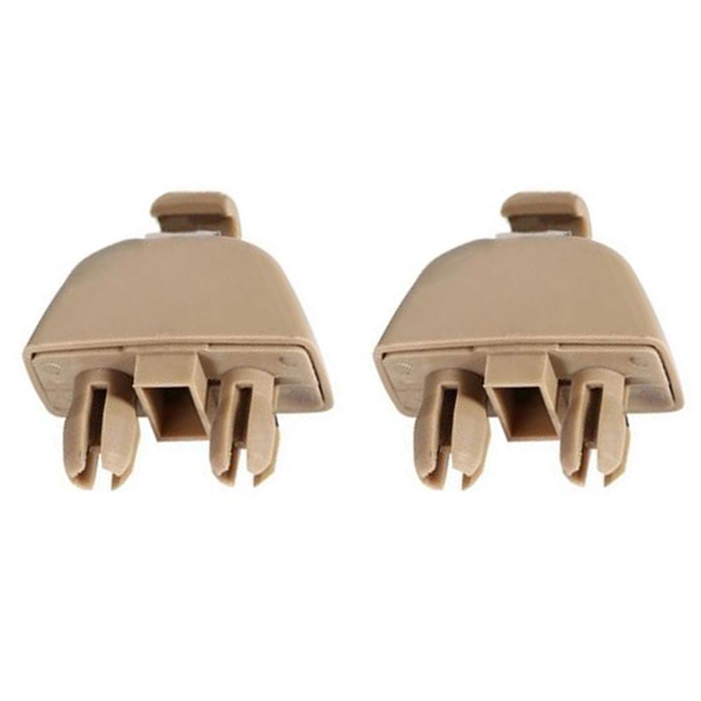 2pcs 6RD857561 Sun Visor Support Retainer Clips For VW Passat, Beige