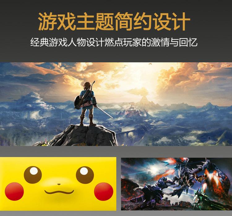 For Nintendo Switch Storage Bag Switch OLED Relief Sculpture Color Painting Carrying Case Fashion Cartoon Theme Game Console Bag