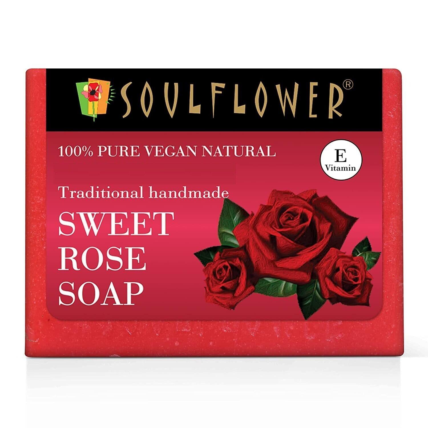 Soulflower Cleansing Soap 150g For Smooth Glowing Skin Zx409 ZZ555