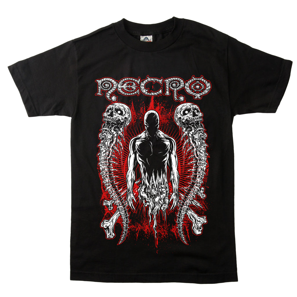 Retro Necro Band Graphic Cotton T-shirt Unisex Summer Short Sleeve Fashion Brand Tee Luxury Casual Vintage Retro Top