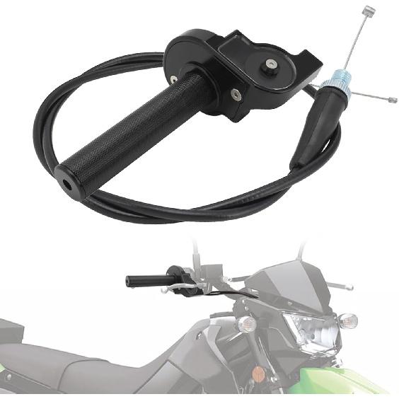 7/8 22mm Quick Twister Throttle for Mini Bike,Throttle Cable Assembly CNC Universal for YZ125 YZ65 YZ80 TTR 125 PW50 PW80 YZ250F DRZ400 CT200U чёрный