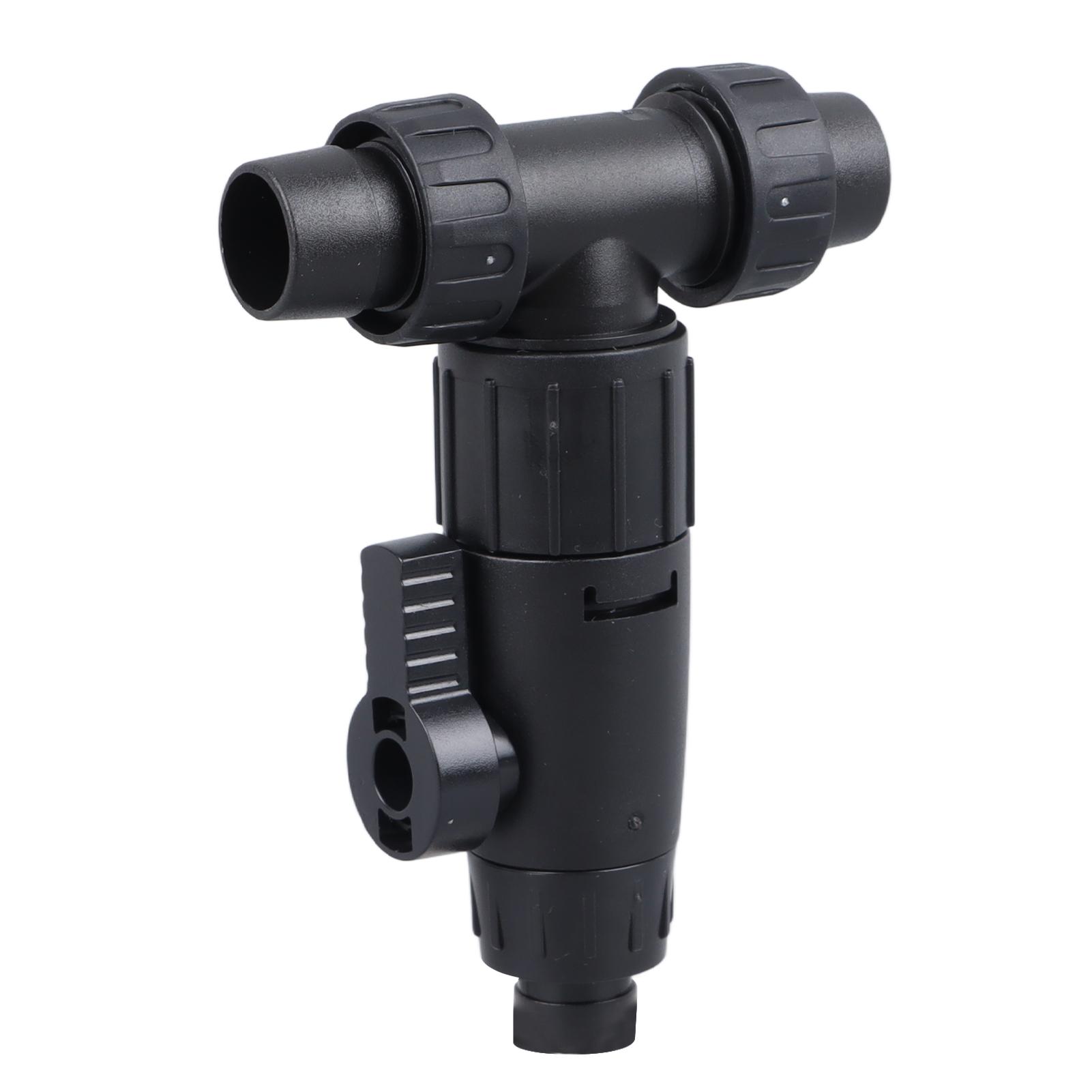 

Aquarium Water Change Valve Stable 3 Way Water Flow Control Valve Fish Tank Water Changer Connector