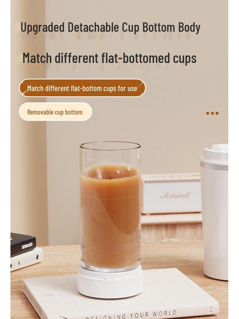 Rechargeable Luxury Stainless Steel Automatic Stirring Coffee Cup - Portable USB Essential for the Lazy