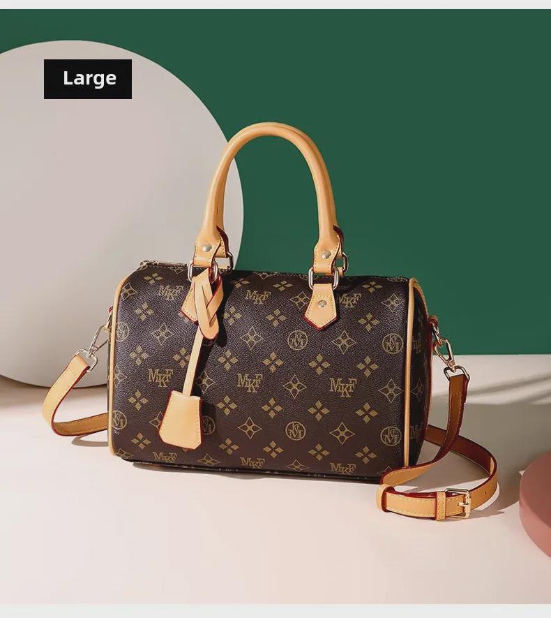 MKF Women's Printed Mini Shoulder Bag, 2023 Fashion Trend Boston Style Messenger Bag