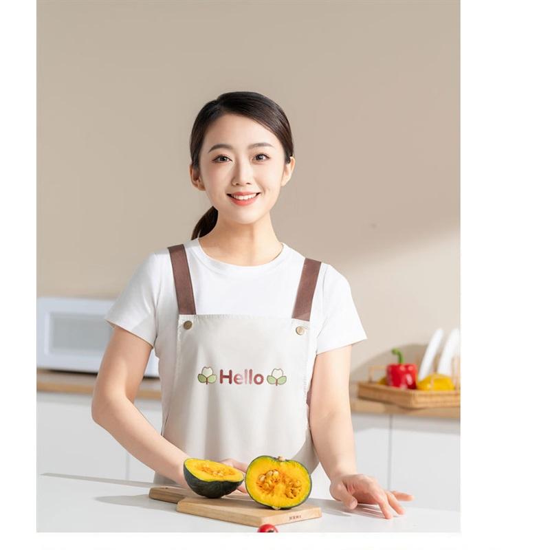 Waterproof Oilproof Kitchen Apron With Convenient Pocket, Chef Cooking Work Apron for Men Women, Barista Manicurist Waiter Uniform