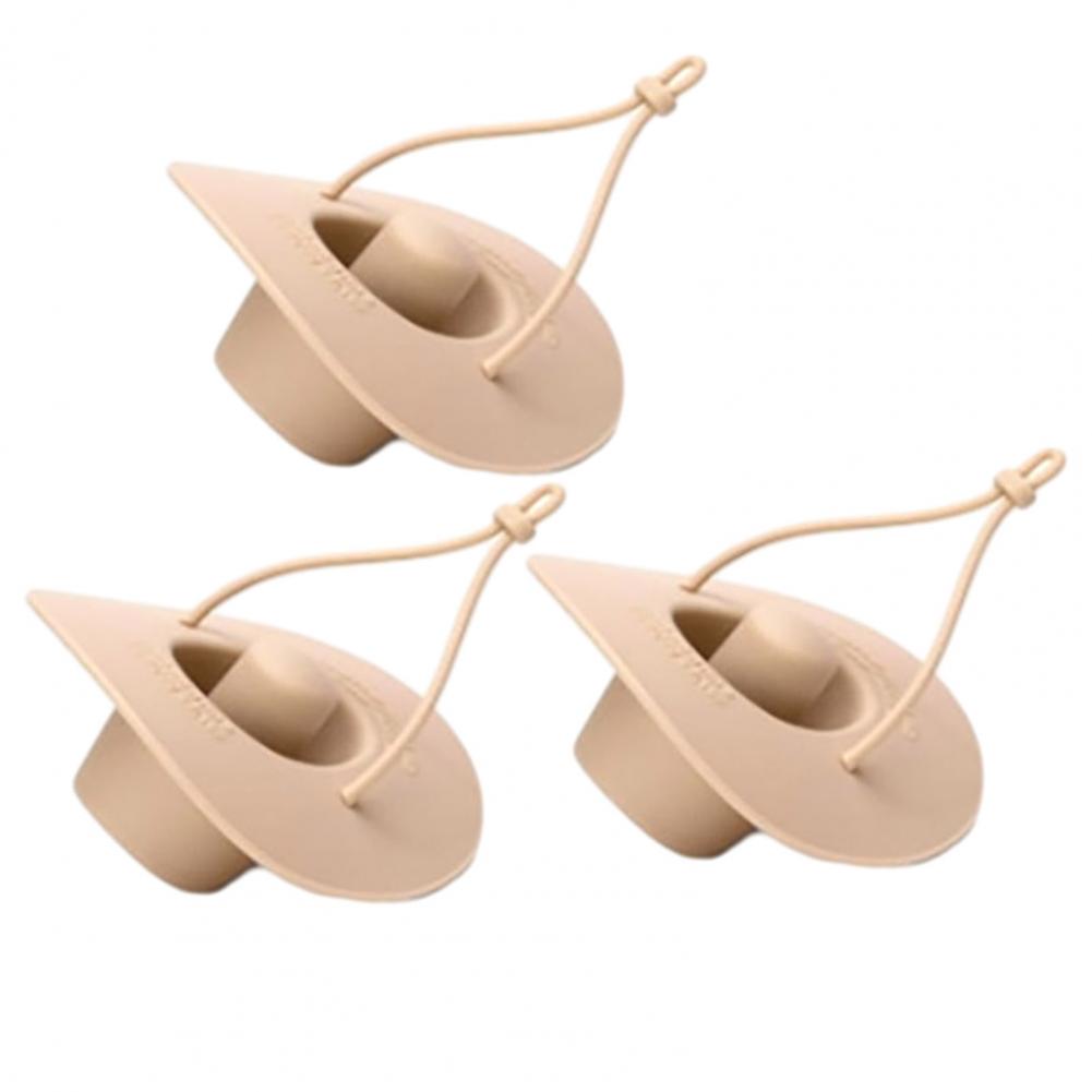 1/2/3Pcs Cowboy Hat Wine Stoppers Silicone Bottle Toppers Air-Tight Seal Reusable Wine Corks Fits Standard Champagne Bottles