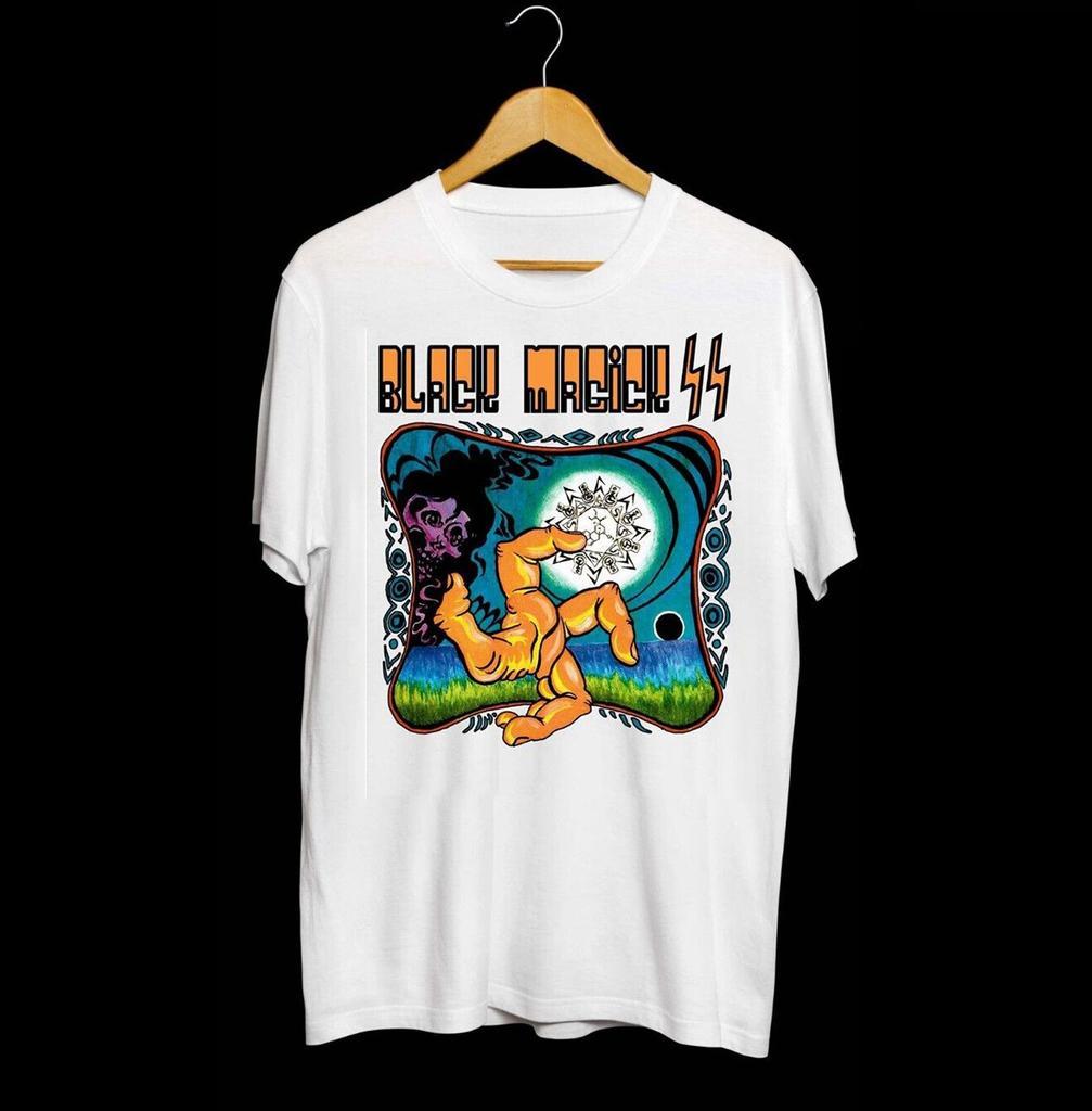 Unisex shirt Cotton Oversize Large Size Black Magick SS Band Tour Album Short Sleeve Unisex Tee Cotton Shirt