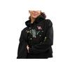Coach Cosmic  FW24 Printed Raglan Sleeve Hoodie Women Hoodies Black CX181-BLK