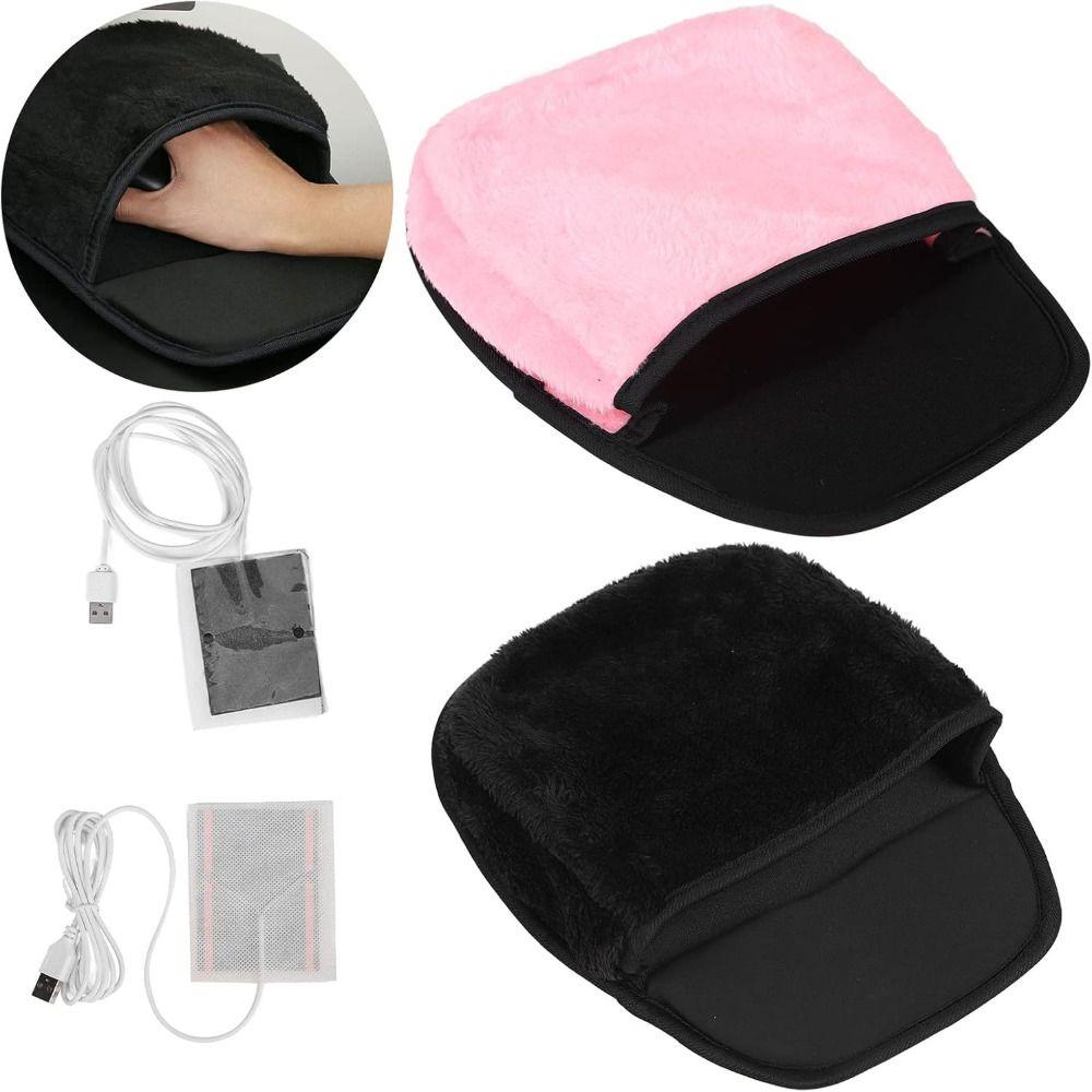 Thickened Hand Warmer Pad USB Heating Warm Mouse Cover New USB Heated Mouse Pad  Winter