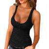 2025 European and American Women's Summer Sexy Knitted Sling Tank Top