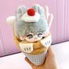 Crepe-shaped Plush Toy Costume [cat] for 10cm Plush Toy, Plush Clothes, Kigurumi Accessories, Otaku Activities, Doll, Mascot, Kpopdoll Costume [Used]