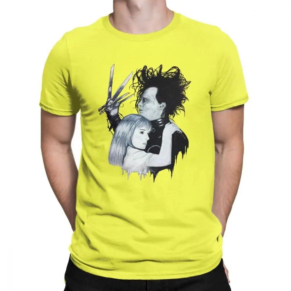 

Футболка унисекс, Эдвард руки-ножницы, руки-ножницы, держи меня, я не могу, винтажные футболки из чистого хлопка, футболки, новое поступление 3XL