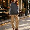 450g Trendy Unisex Cotton Terry Ollie Fleece Hooded Three-Stripe Patchwork Sweatshirt Jacket - Autumn/Winter Collection