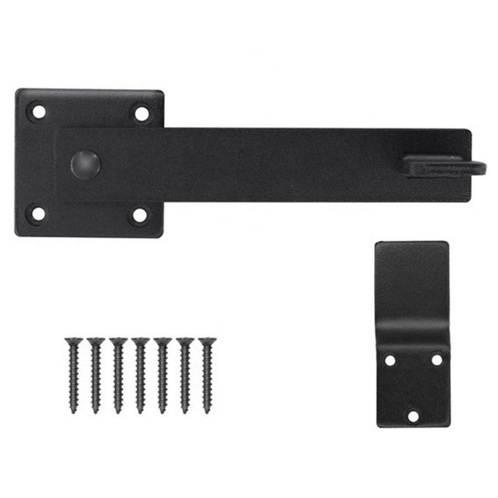 

Double Gate Lock Barn Door Fence Fence Gate Flip Latch Heavy Duty Reversible Security Protection Steel Double Gate