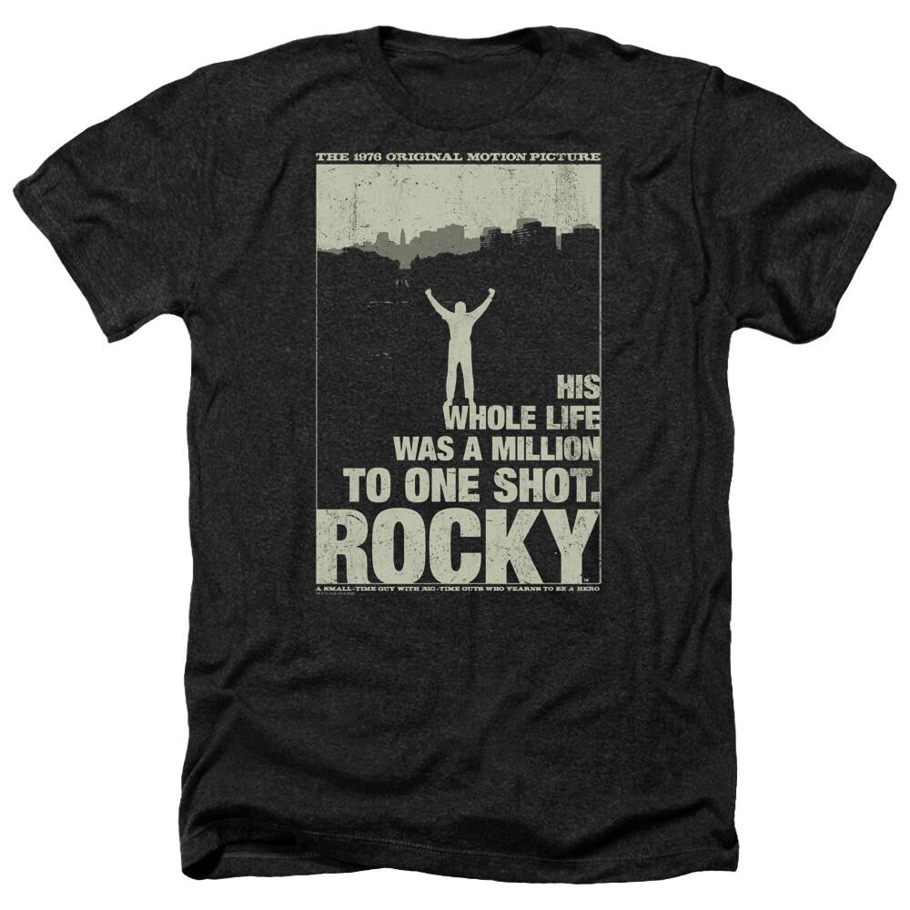ROCKY SILHOUETTE Licensed Adult Men039;s Heather Tee Shirt SM-3XL Unisex T-Shirt XXXXL