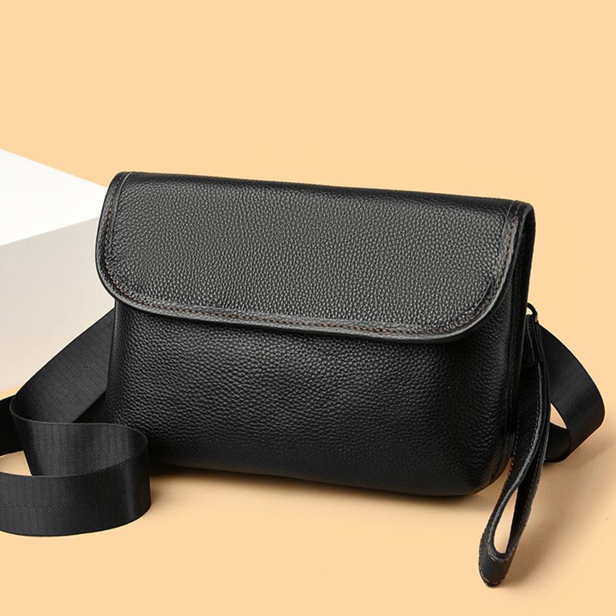 Retro Fashi Crossbody Bags Men Small Flap Men s Crossbody Bag Luxury PU Leather Shoulder Messenger Bag Male Sling Handbags Sac 25x3.5x18cm чёрный