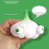 Novelty Simulation Dog Egg Vegetable Squeeze Convex Eye Toys Creative Children's Stress Relieving Toys Pinch Music Fidget Toys