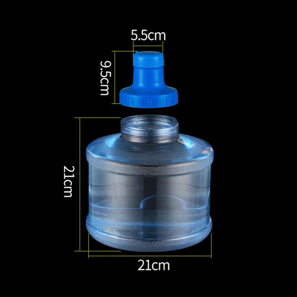 Secchio Brocca Tanica Acqua Minerale con Tappo a Vite da 100 mm Policarbonato Resistente al Calore