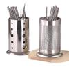 Stainless Steel Round Chopstick & Cutlery Holder