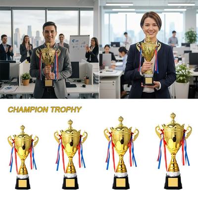 Large Size Gold Trophy Gold Color Winner Award Trophy Winner Medal Champion Trophy  Events