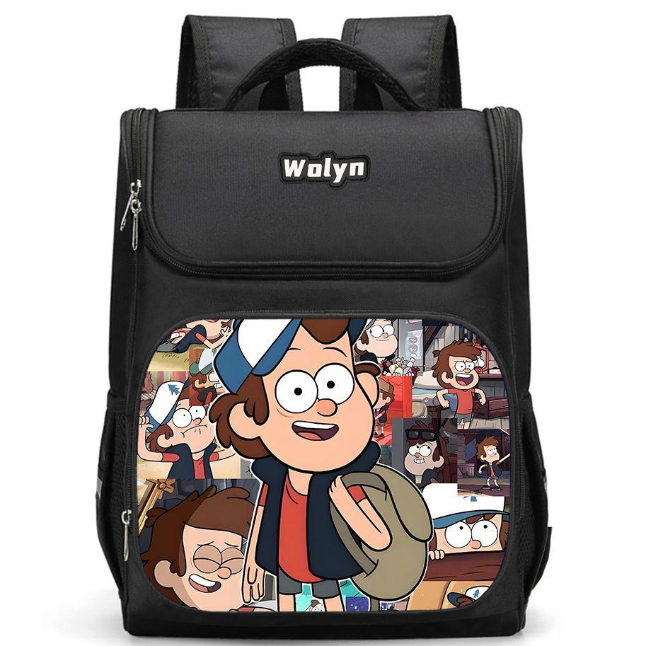 Seltsame Stadt Gravity Falls Freizeit Hochauflösender Druck Grundschüler Leichter Rucksack