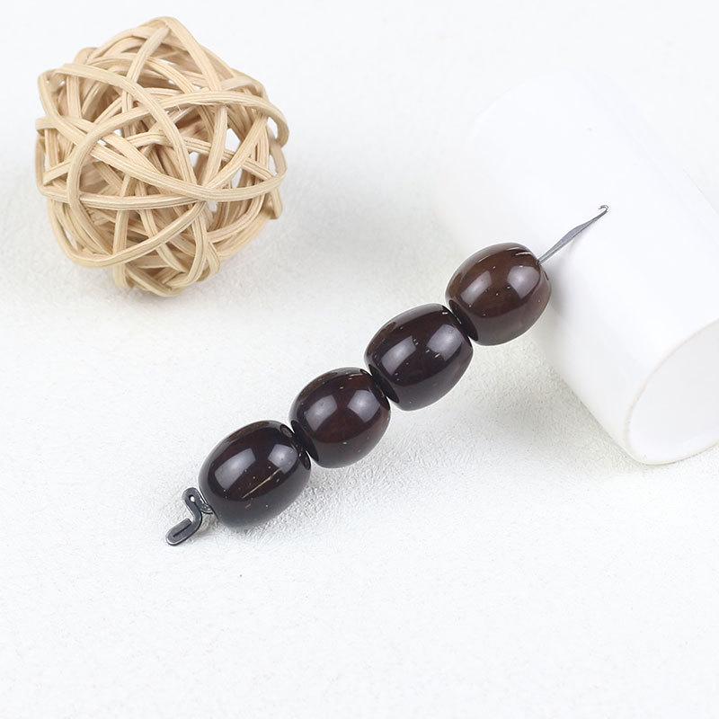 Purple Gold Mouse Bodhi Seed 13MM Loose Beads DIY Bracelet Spacer, Eighteen Pre-drilled Beads.