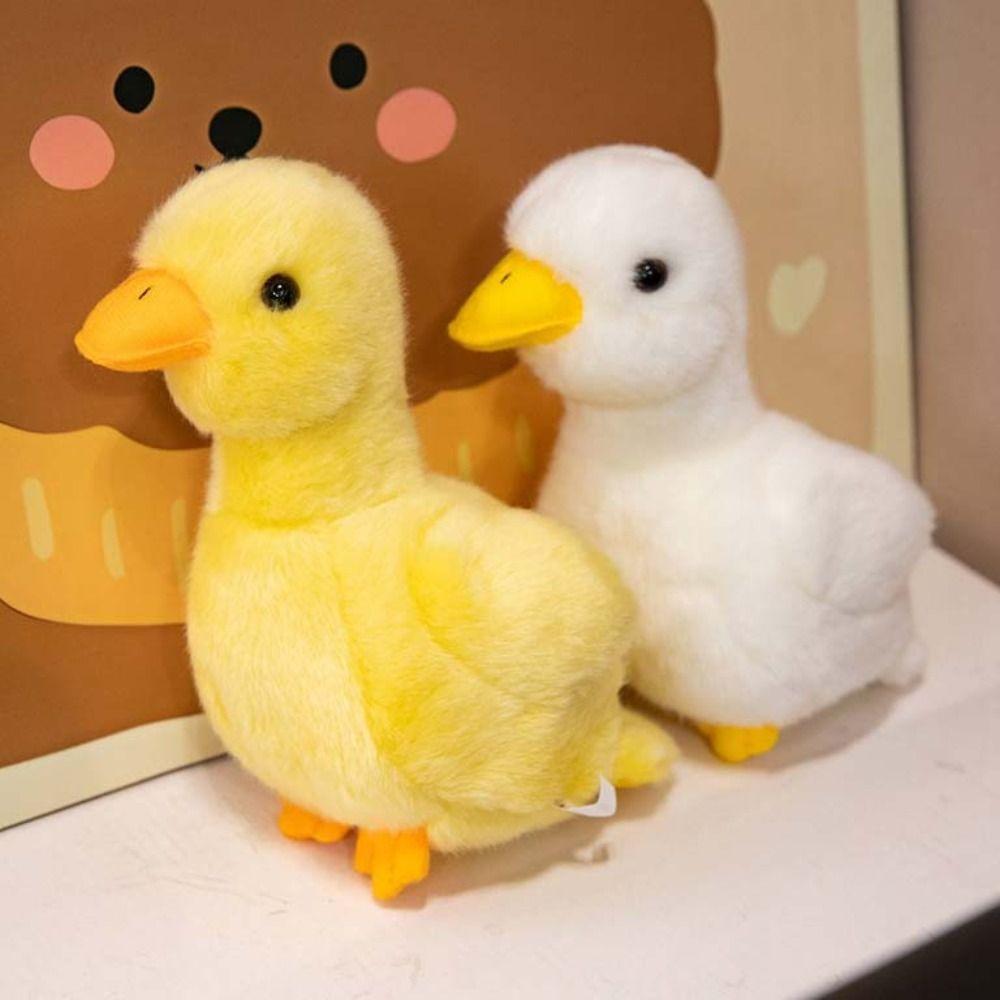 Yellow Duck Little Duck Plush Doll Soft Pillow Sitting Animals Plush  Children Gift