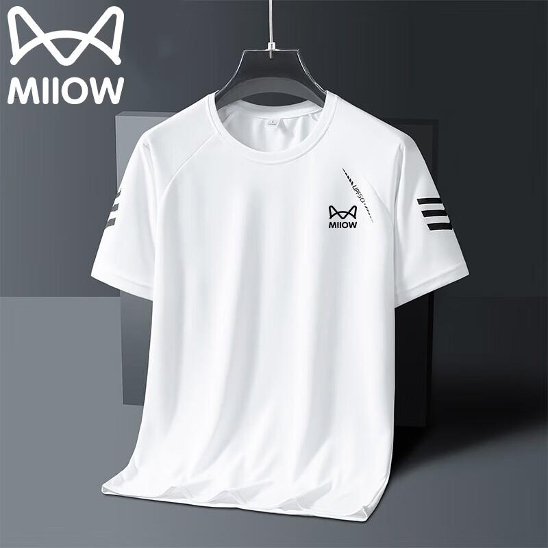 MiiOW Men s Casual Breathable Short Sleeve T-Shirt 5XL