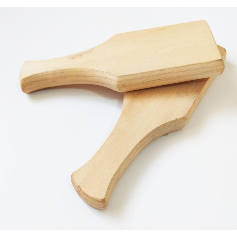 2 Pcs Wooden Clay Paddle Pottery Tool for Kitchen or Clay and Pottery-Smooth for Hand Building Ceramics Tools.