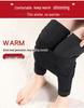 Women's Plus Size Velvet Lined Warm Leggings - Slim Fit Autumn/Winter Cotton Pants