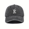 Washed Denim Baseball Cap for Women Showing Face Small Retro Old Gray Trendy Brand Duck Cap for Men with Large Head Circumference