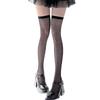Knee Stockings Women'S Summer Thin White Pure Desire White Silk Thigh Stockings Love Black Silk Polka Dot Knee Socks