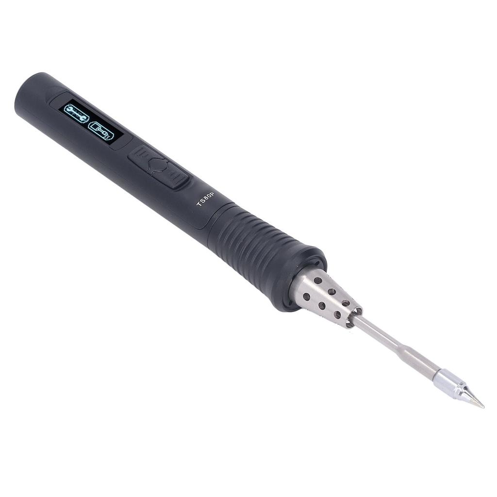 Portable Electric Soldering Iron Digital Display Adjustable Temperature Solder Kit 30W 100‑240V EU Plug