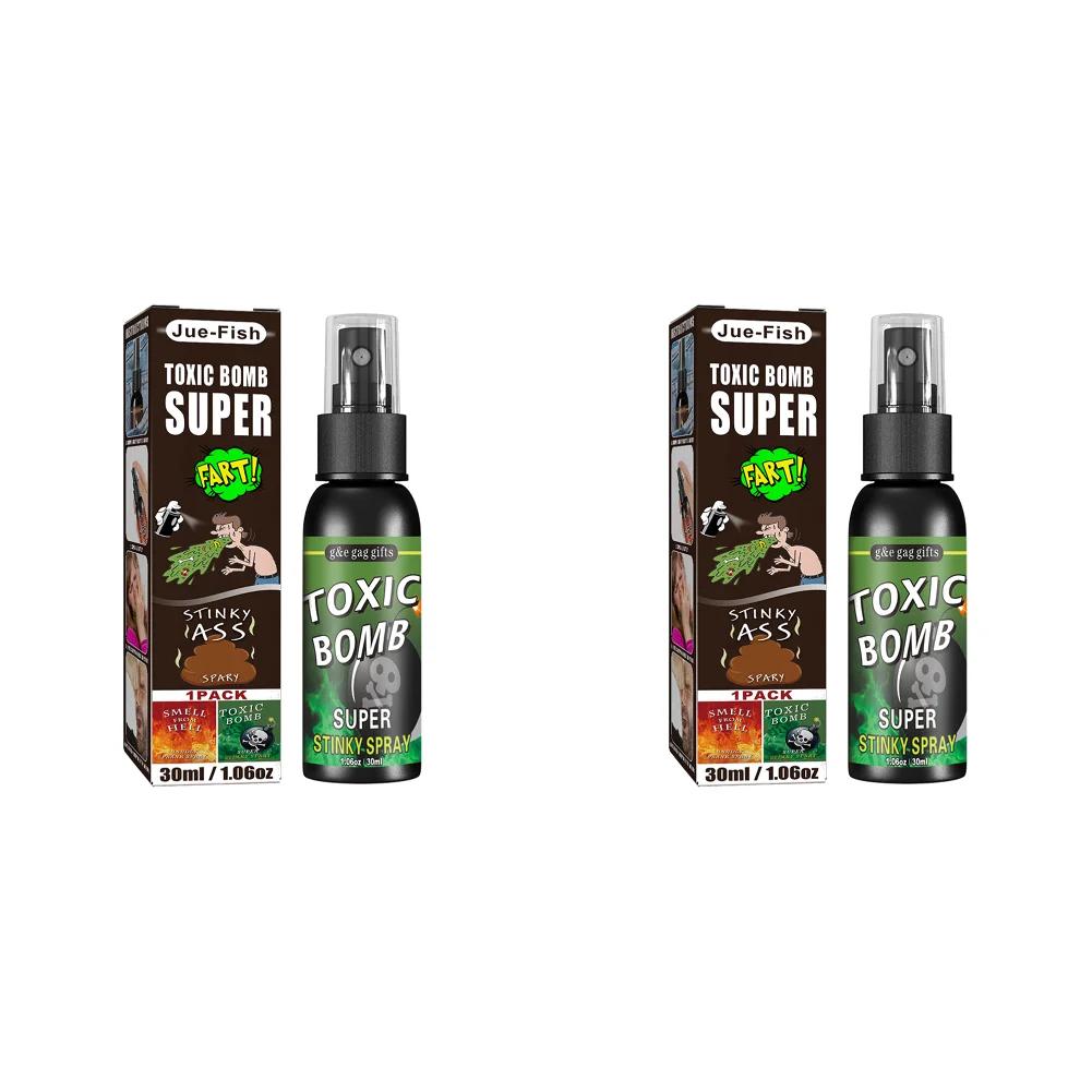 1-5pcs 30ml Fart spray Halloween Props Non Toxic Spoof Odor Stinky Terrible Smell Spray Party Supplies Halloween Toys