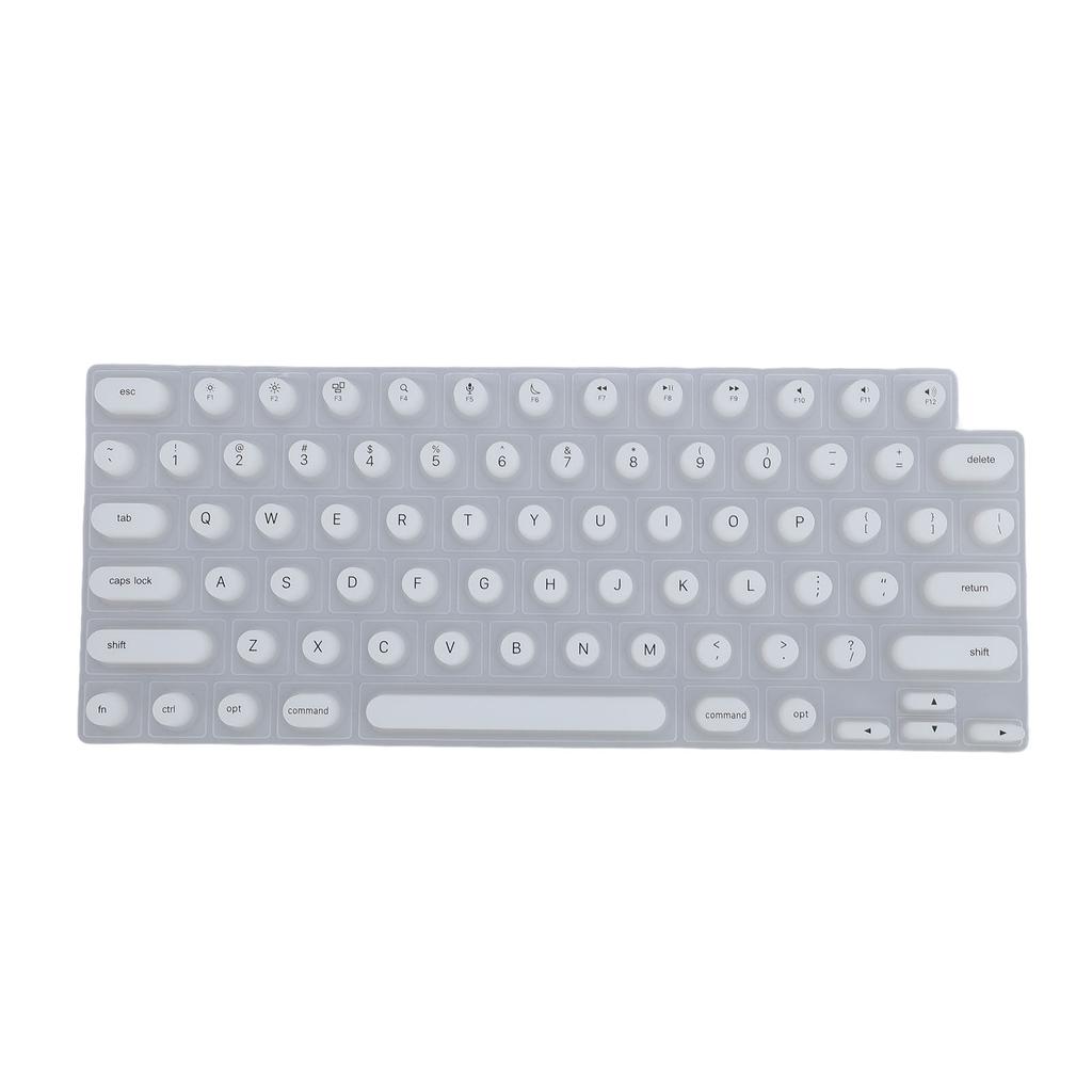 Keyboard Cover for OS X Laptop Soft Silicone Comfortable Typing Raised Keyboard Protector for Long