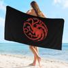 Popular TV Series G-Game Of T-Thrones Beach Towel Colorful Bath Towels For Girl Microfiber Custom Sand Free Beach Spa Gym Pool