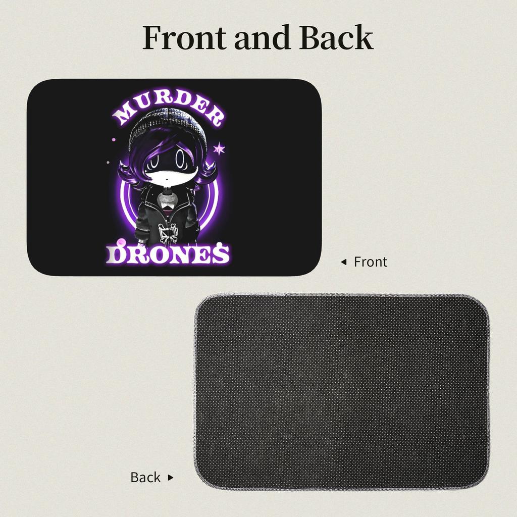 Murder Drones Horror Comedy Floor Door Bathroom Kitchen Mats Anti-Slip Indoor Movies Game Doormat Garden Entrance Carpet Rug