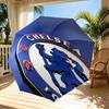 Parasol z nadrukiem Chelsea F.C. Automatyczne otwieranie i zamykanie, Przenośny składany parasol, na zewnątrz, do dojazdów, na wycieczkę kempingową, Idealny prezent urodzinowy