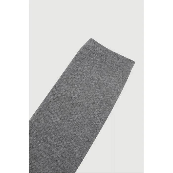 Chouetties by LUCKY CHOUETTE Basic Ribbed Socks (melange Gray) 7ALAX26340GYM