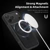 Applicable To IPhone17 ProMax Business Mobile Case Lingshield Magnetic Leather Case Apple 17 Card Protection Case