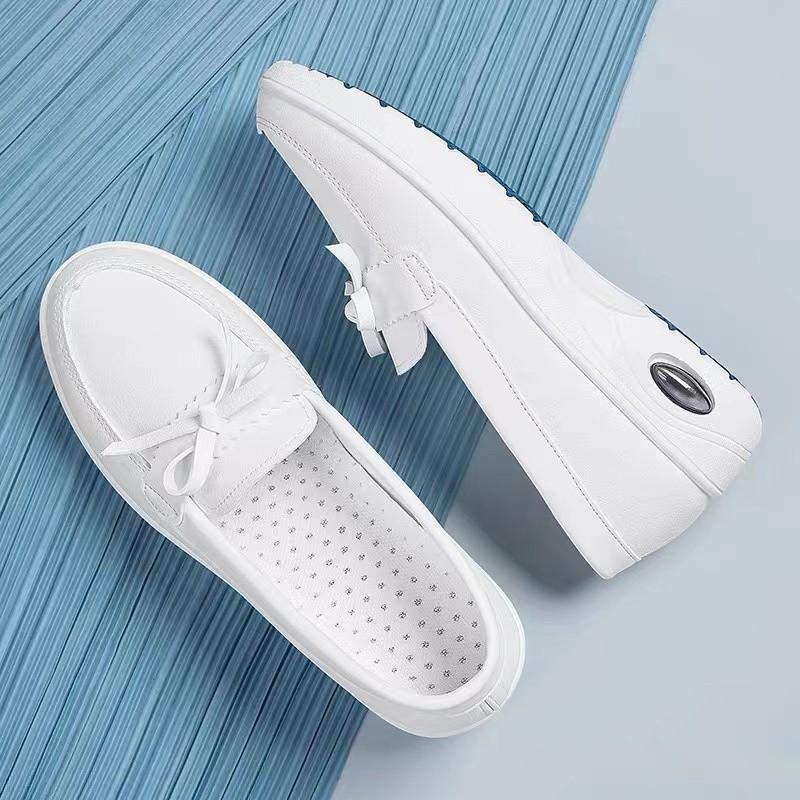 Summer non-slip nurse special breathable nurse shoes medical shoes lightweight wear-resistant single shoes not tired feet air cushion work shoes