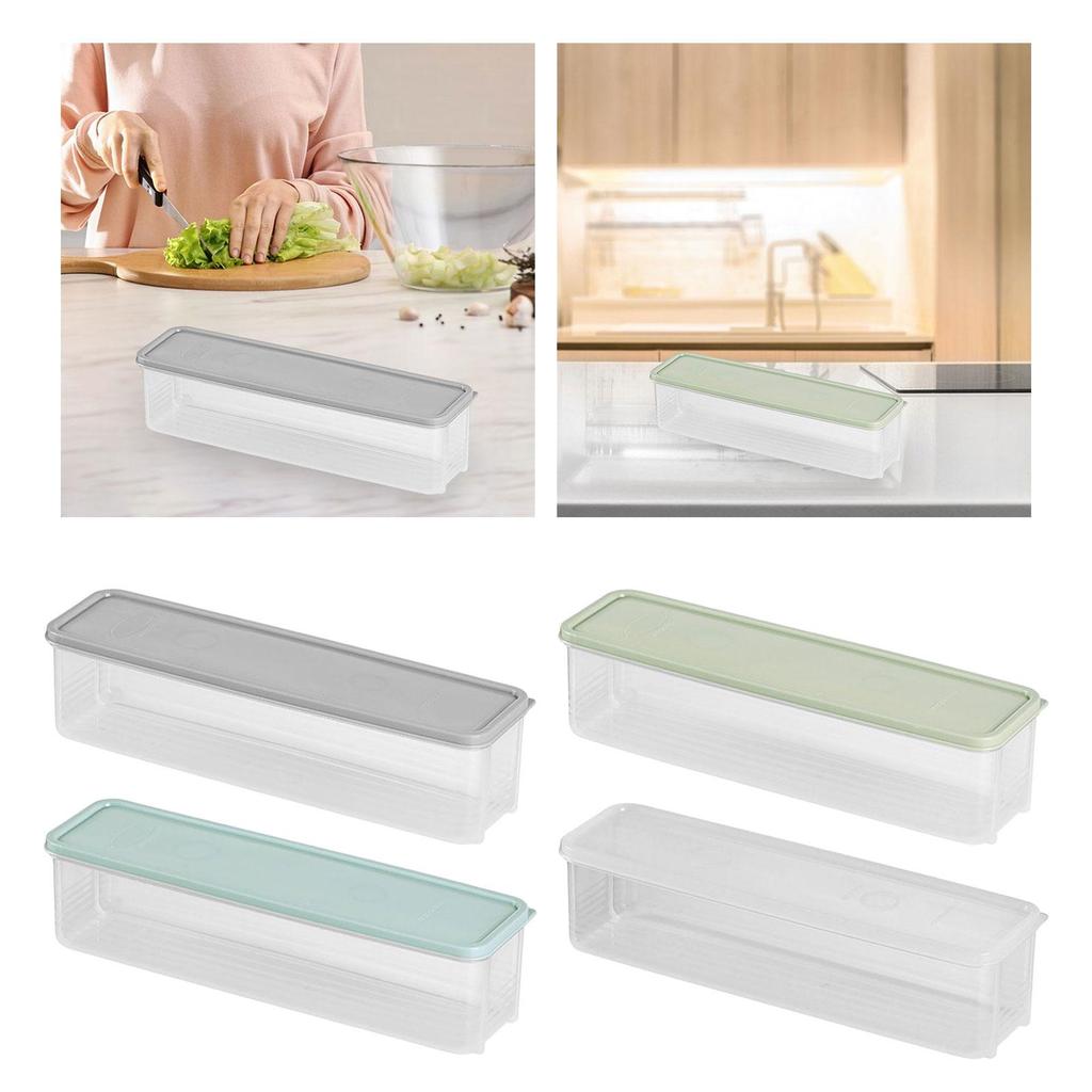 Spaghetti Box with Airtight Lid Egg Storage Container Meal Prep Container Clear