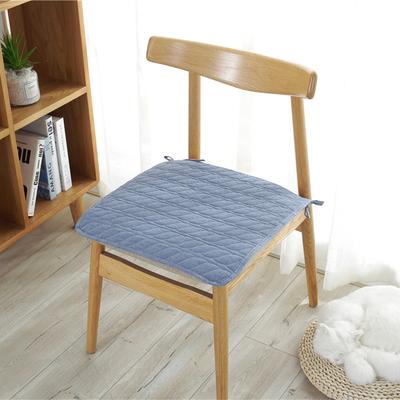 Solid-color All-cotton Chair Cushions Simple and Modern Office Chair Cushions Anti-slip Home Winter Chair Covers