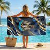 Asciugamano da Spiaggia Calcio Newcastle United Morbido Microfibra Asciugamano Estivo Asciugatura Rapida Assorbente per Spiaggia Piscina Viaggio