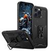 Dual Layer Armor Shockproof Kickstand Phone Case For iPhone 16 Plus 15 14 13 12 Pro Max Metal Ring Stand Holder Magnetic Cover